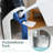 10-in-1  Steam Mop & Detachable Handheld Steamer with 1550W Fast Heat,Pet Scrubbing， Includes Multi-Purpose Tools, Washable/Disposable Microfiber Pads for Hard Floors, Tile, Grout, Walls, Carpet，kitchen，blue-124424724
