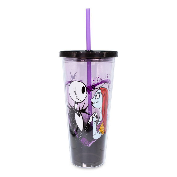 Nightmare Before Christmas 24-Ounce Plastic Water Bottle (Set of 2)