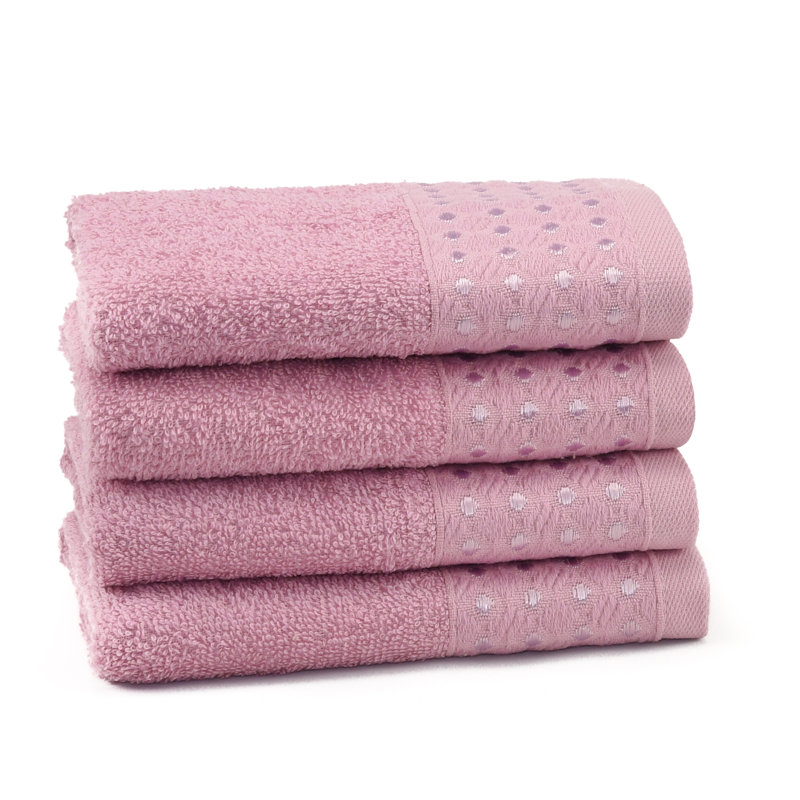 Jie Wash Cloth Set, Rose
