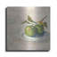 «Green Apple I Neutral» par Carol Rowan, art mural en métal, 12 po x 12 po-571923724