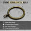 Iron 4 cm Curtain Rings-1664535735