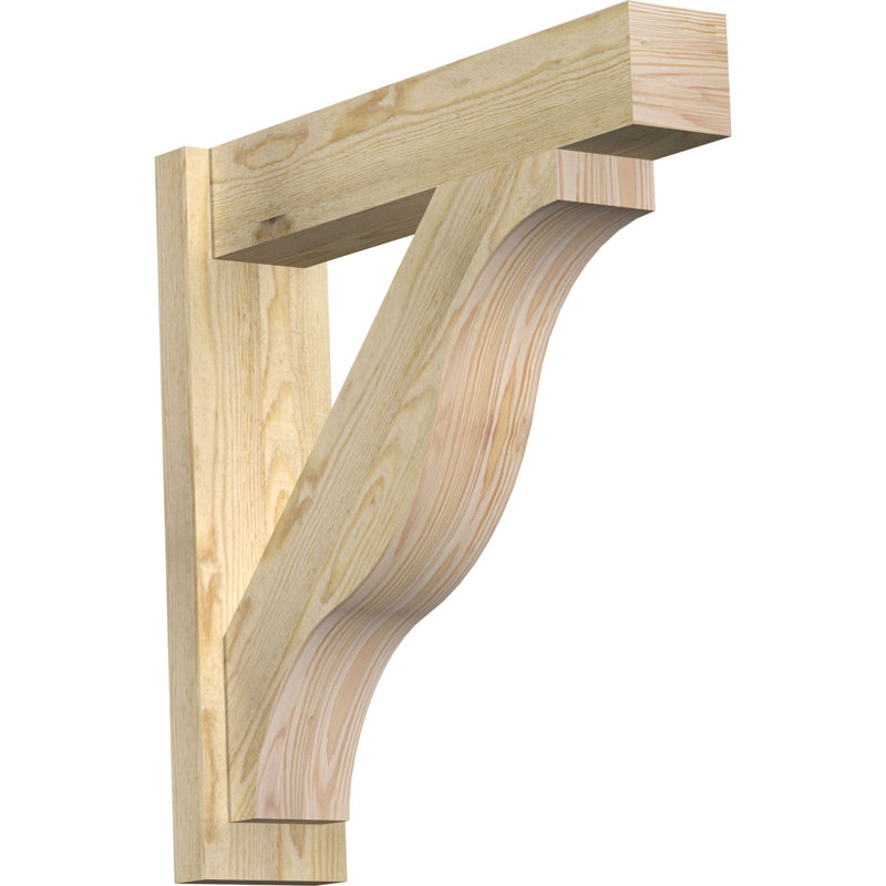 Jeu de blocs Funston, Sapin Douglas de 6 po (sciage brut), P 26 po x H 26 po
