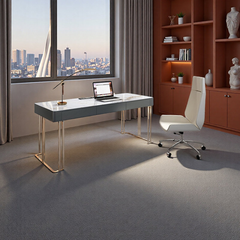 Bureau exquis haut de gamme, H 29,52 po x l 62,99 po x P 27,55 po