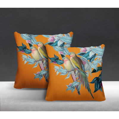 No Decorative Addition Outdoor Reversible Throw Pillow