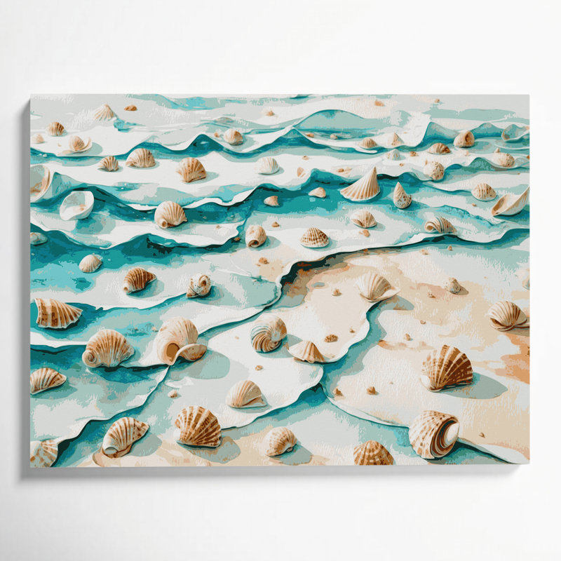 Art mural sur toile Coastal, H 11 po x l 14 po