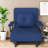 Space-saving Convertible Beds With Steel Frame, Modern Blue Design For Home & Office