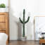 Faux cactus autoportant de 36 pouces en pot gris