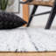 Tapis rayé en laine / coton tissé à la main Starcher-272927684