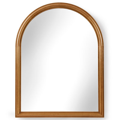 Martine Arch Solid Wood Wall Mirror