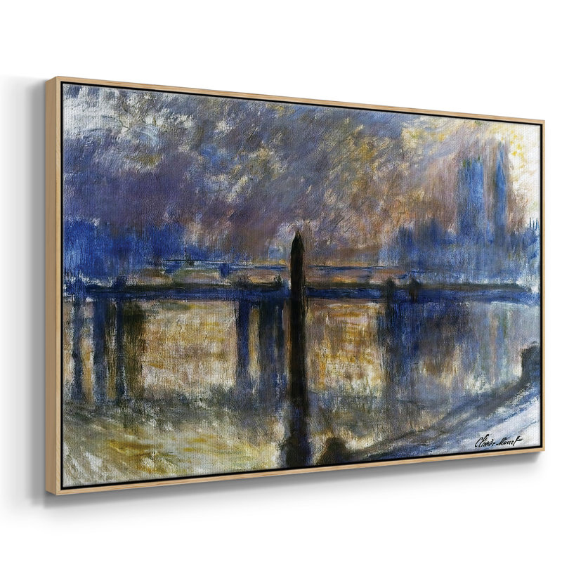 Pont Charing Cross, aiguille de Cléopâtre, 1899, Bois naturel, H 41 po x l 27 po x P 2 po