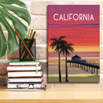 California' by Omar Escalante Canvas Wall Art