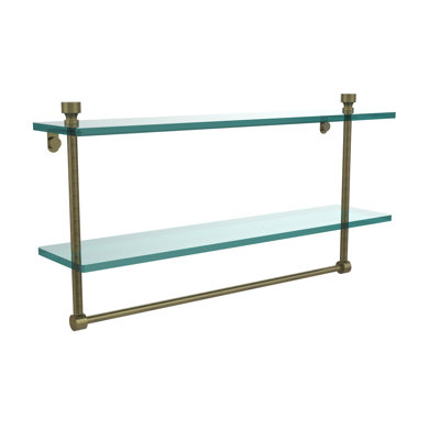 Ballenas 2 Piece Tiered Shelf with Towel Bar