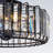 13.8“ 4-light Crystal Caged Ceiling Fan With Light Flush Mounted