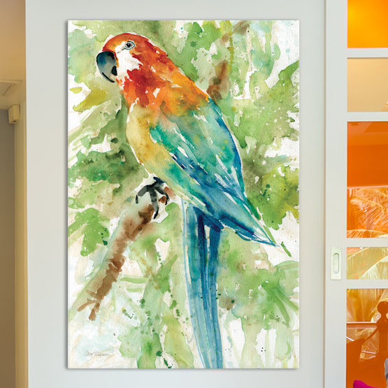Ii, impression sur toile tendue Island Beauty, H 12 po x l 8 po x P 0,75 po