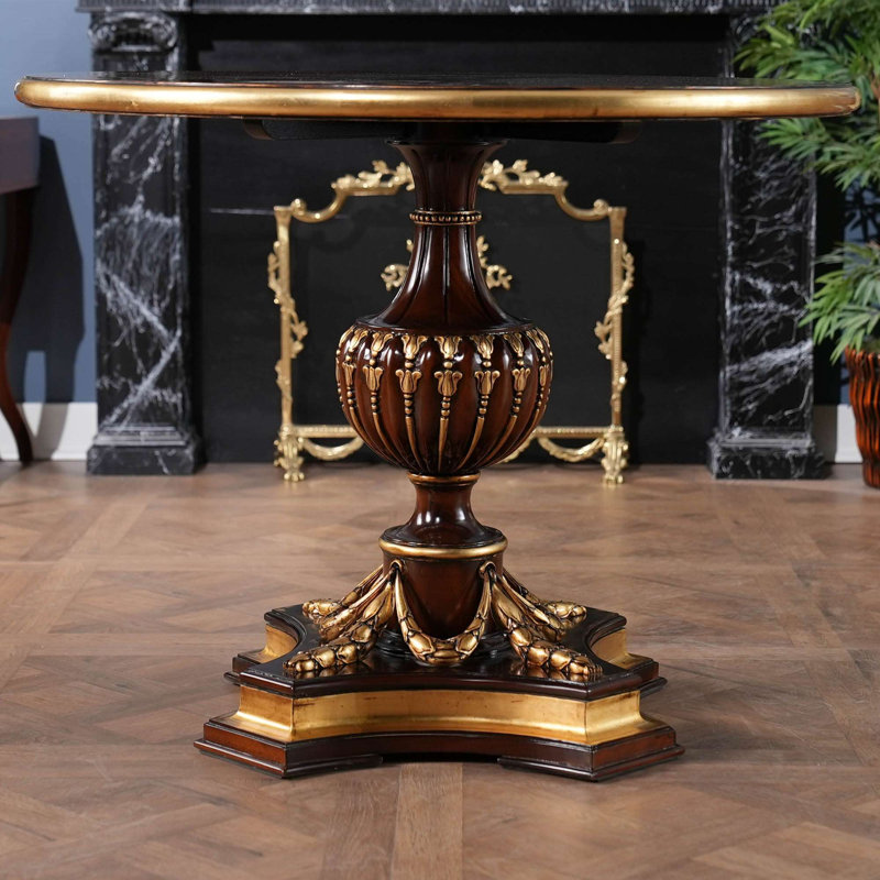 Solid Wood Mahogany Plant Stand 1 Tier