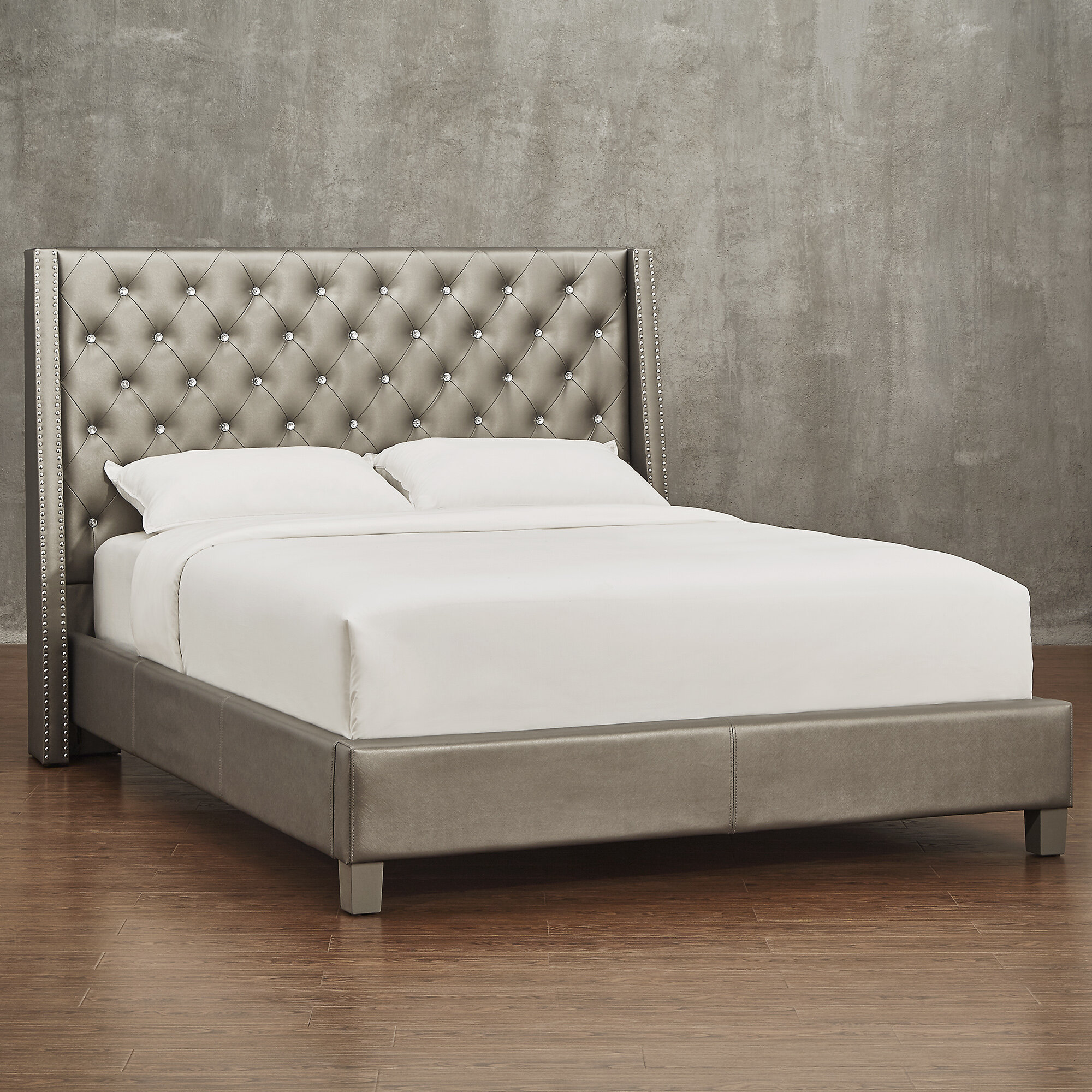 Willa Arlo Interiors Walthall Upholstered Bed & Reviews | Wayfair