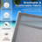 Modern Curved Outdoor Chaise Lounge - Adjustable , Gray 2 Chairs : & Pillow. Rust- Aluminum Frame. . For Sunbathing, Patio.