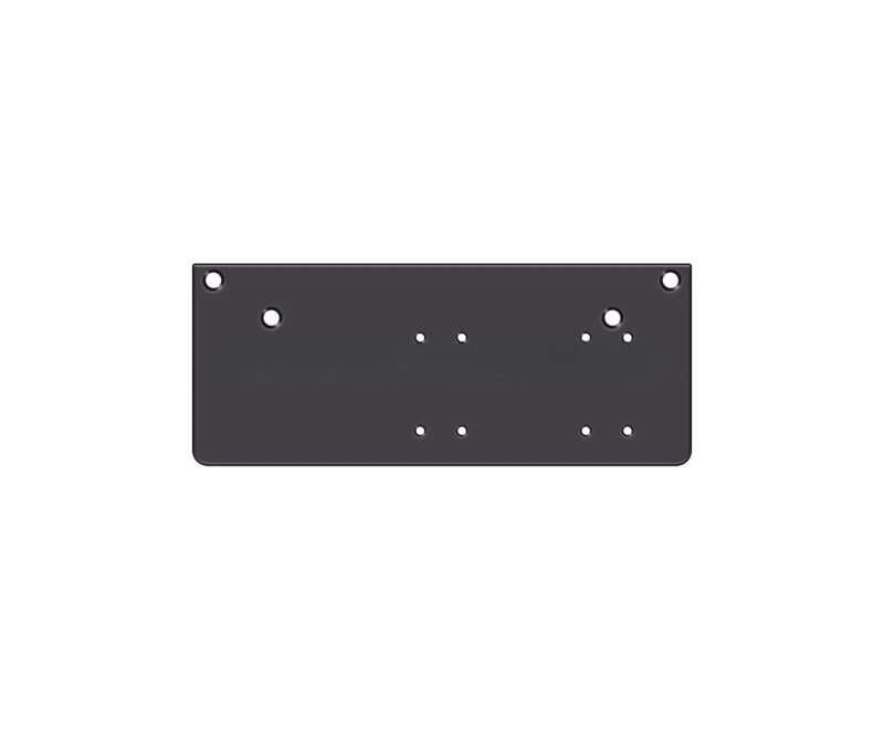 Deltana DP4041P-DURO Drop Plate for DC40 - Parallel Arm Installation Black