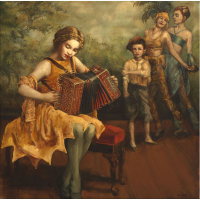 Accordionist Print