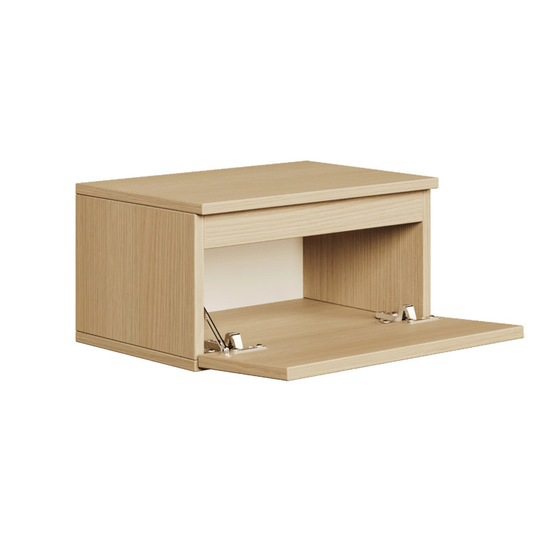 Syvanna 48.4cm W Manufactured Wood Bedside Table