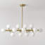 Luminaire suspendu 70,8 po - Verre - Or-1294970364