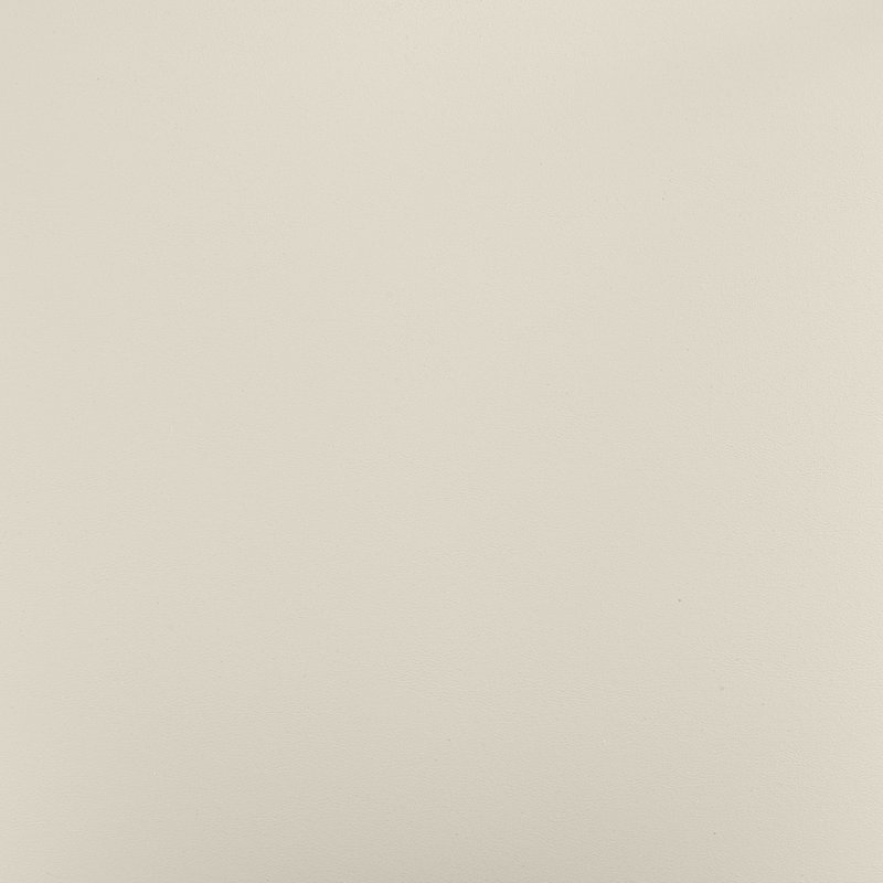 Chaise rembourrée en cuir Virella, Cuir crème végétalien, Noir mat