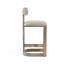 Brooklyn Upholstered Stool with Solid Wood Frame-70809197