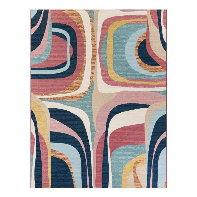 Slate Hower Indoor/Outdoor Area Rug, Rectangle 9' x 12'