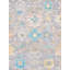 Oriental Area Rug in Silver