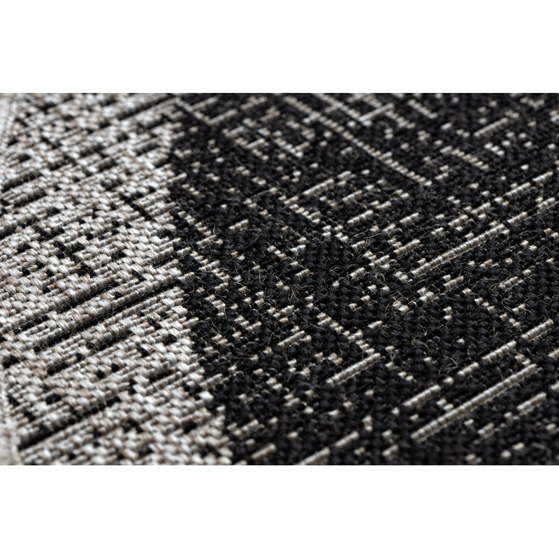 Eligia Geometric Indoor / Outdoor Area Rug, Round 120cm