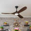 Ventilateur de plafond 59,8 po avec lumières Khalidah