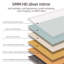 60 po x 15 po Miroir de coin rond pour le salon