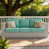 Teal Cushion/White Frame