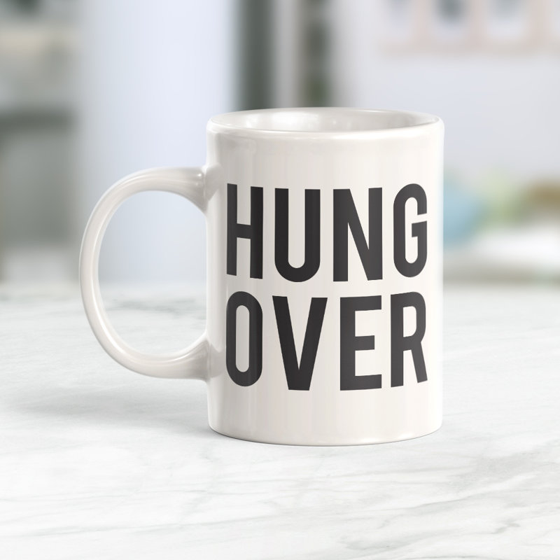 Suspendu au-dessus d'une tasse à café, Céramique, 11 oz