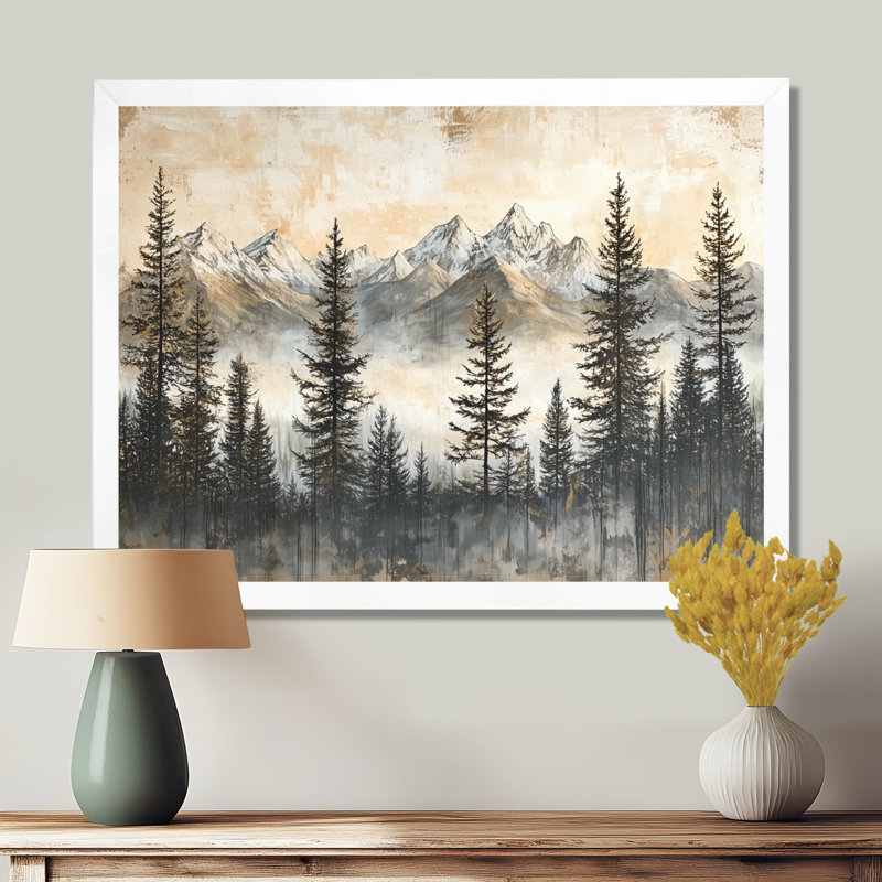 Gerarde - Landscapes Wall Art, Reproduction encadrée d'une seule photo, H 34 po x l 44 po, Blanc