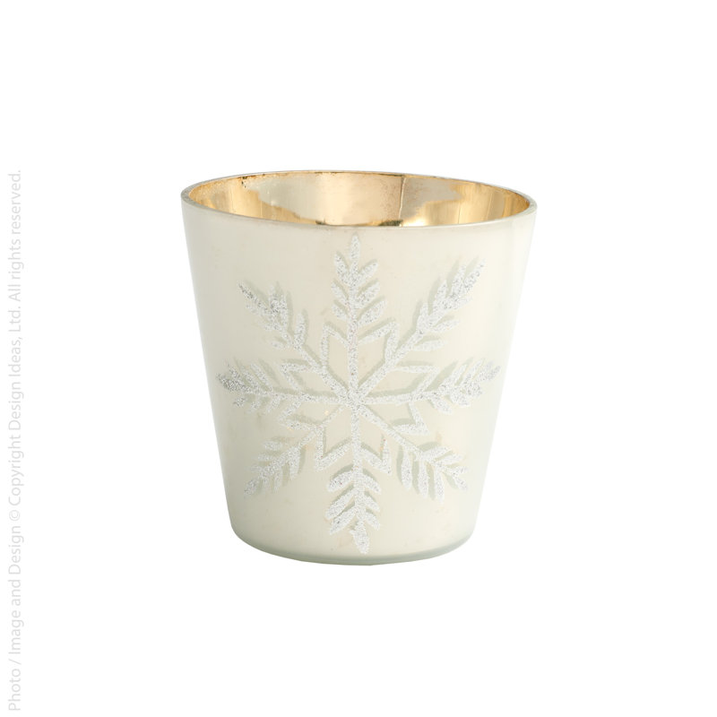 4'' H Glass Tabletop Votive Holder