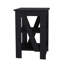 Table d'appoint Rossville, salon, noir-587595299