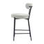 Tabouret de comptoir de 26 po avec structure en métal Carreras Carwile-1791426482
