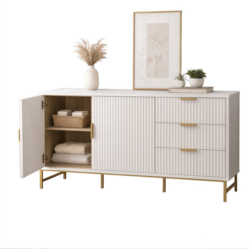 40cm Solid Wood Sideboard