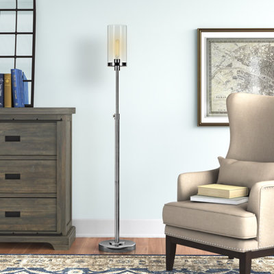 Frieda 54.5'' Torchiere Floor Lamp