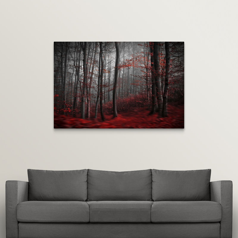 Impression « Bloody River », H 40 po x l 60 po x P 1,5 po, Toile
