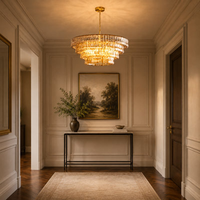 Grand lustre de salle à manger moderne en verre, luminaire de luxe pour îlot de cuisine et salon