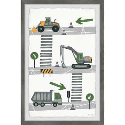 Braley Earth-Moving Machines Framed Print