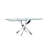 Ponemah Glass Top Metal Base Dining Table