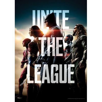 DC Comics Justice League Movie Unite the League' MightyPrint Wall Decor