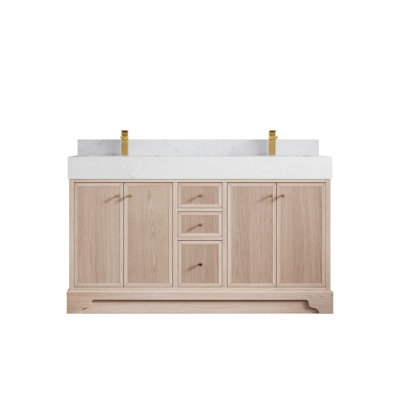 Ensemble de meuble-lavabo double 60 po