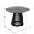 Modern Dining Table Set, 43.25’’ Round Pedestal Dining Table With Wood Base And Upholstered Dining Chair With Metal Frame For Kitchen/Dining Room/Living Room-1164334149-1164334151-1164334150