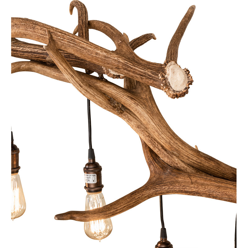 Lustre oblong 7 lumières 52 po
