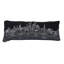 Coussin noir noir Frankfort Nighttime Skyline-74881781