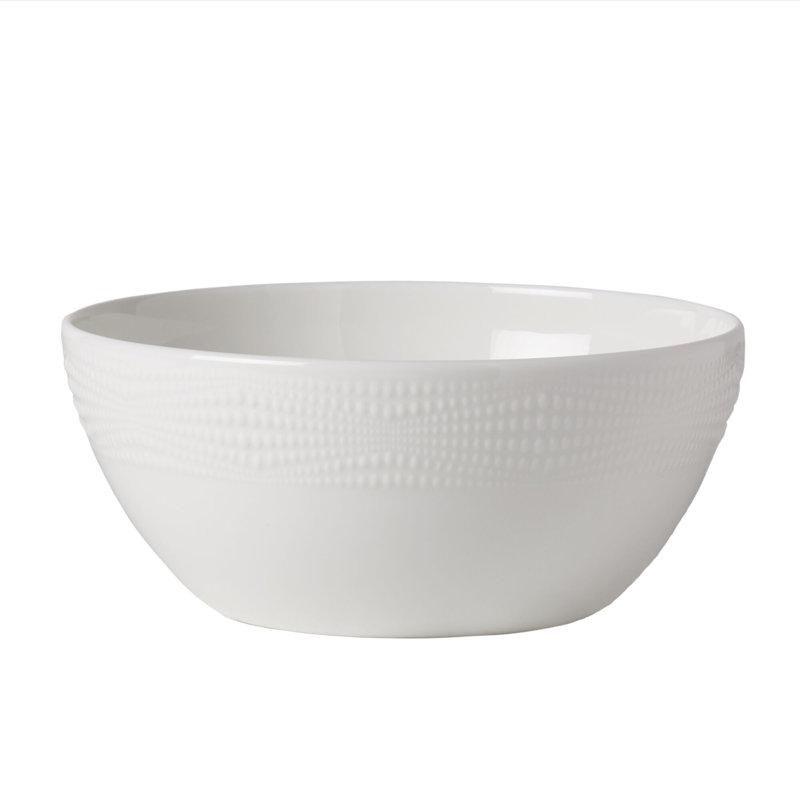 Mirabel 12-Piece Lightweight Chip-Resistant Bone China Dinnerware Set, Service for 4